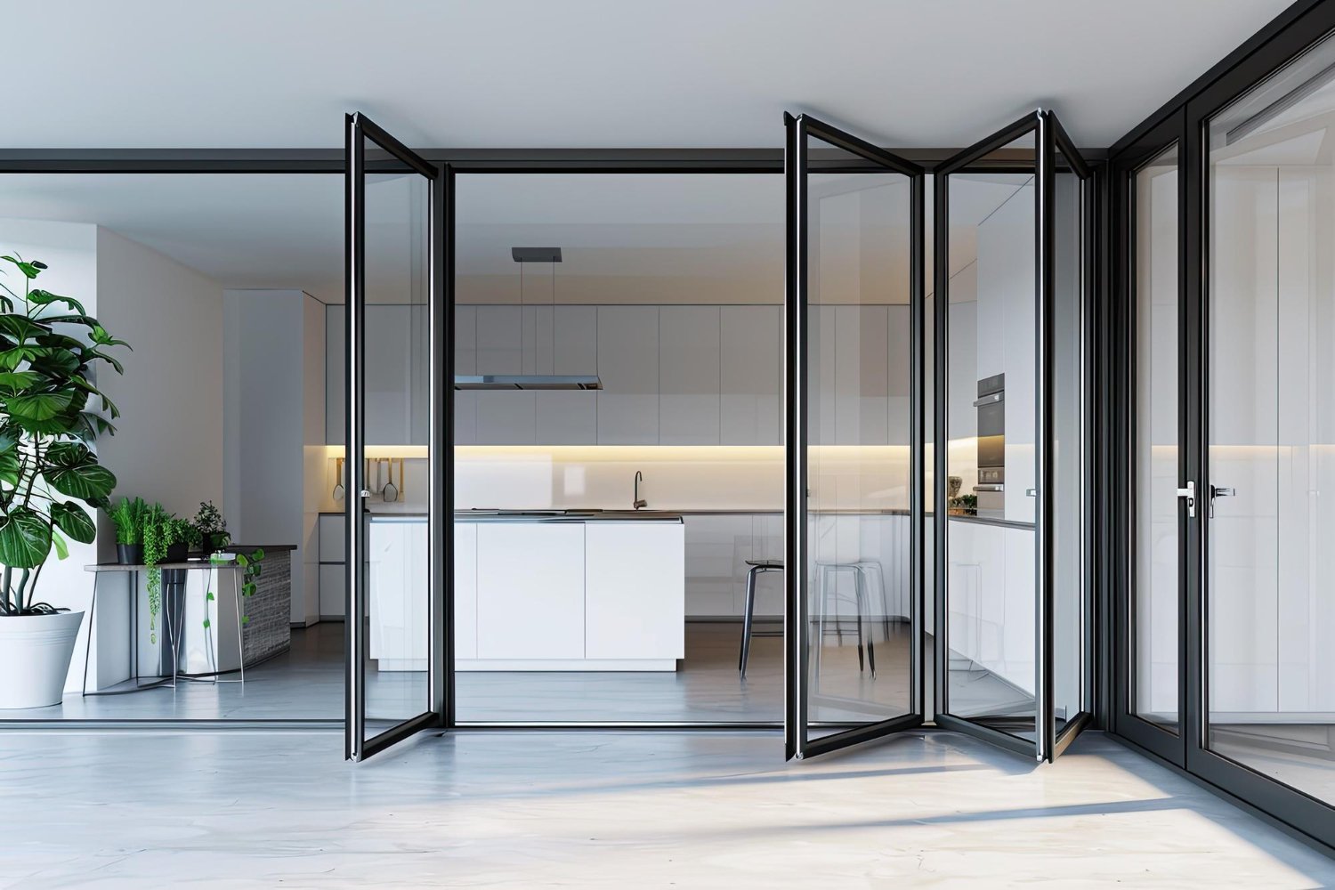 Sliding & hinged glass doors